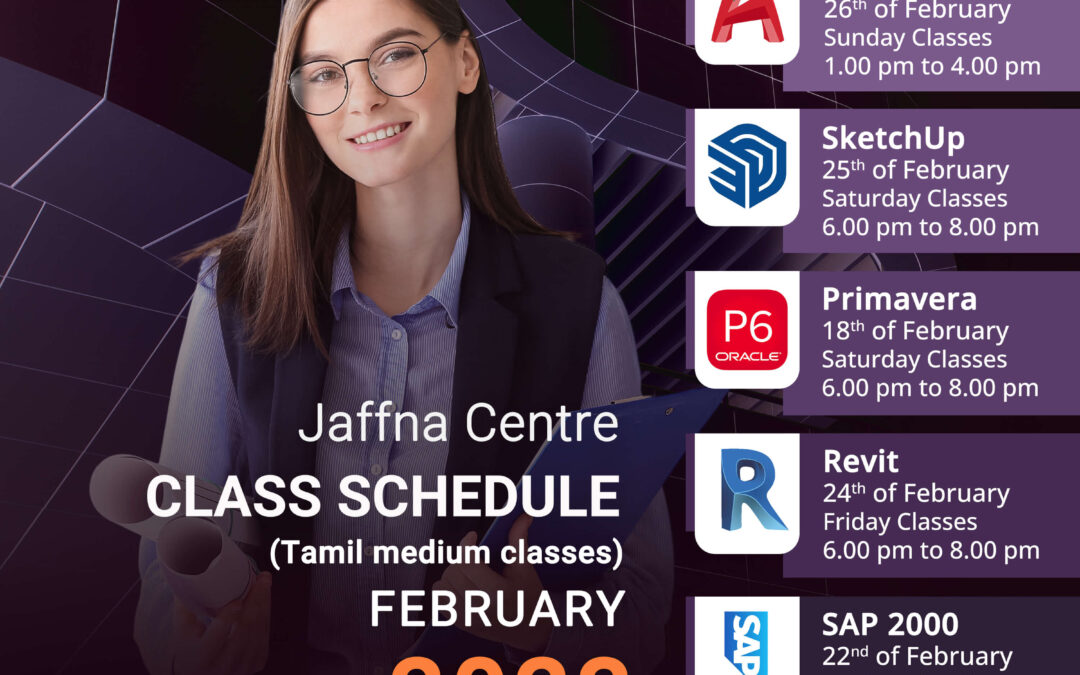 Class Schedule – Jaffna Center